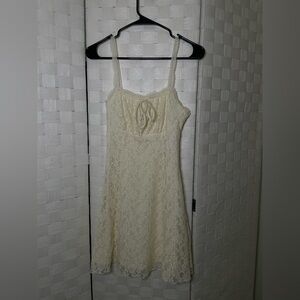Cream Lace Dress